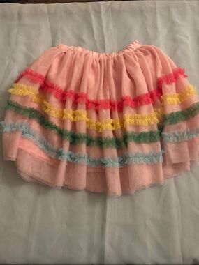 Gymboree Girls Size 8 Pink Ruffle Skirt Like New